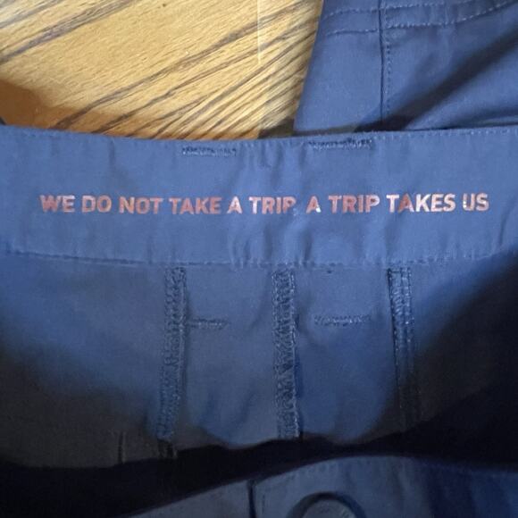 Rhone Commuter Shorts Mens 34 Blue Chino Performance Preppy Golf Stretch Casual - Picture 5 of 13